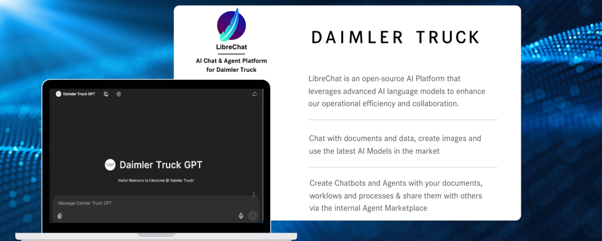Daimler Truck AI Platform LibreChat Enhances Secure Enterprise Automation