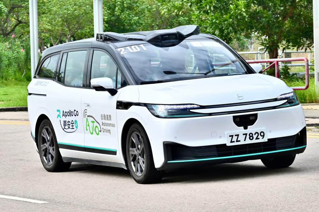 Apollo Go Cross-District Autonomous Driving Tests Expand in Hong Kong