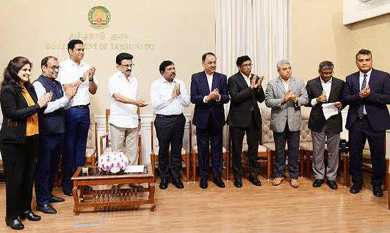 Ashok Leyland EV battery pack manufacturing facility groundbreaking in Tamil Nadu