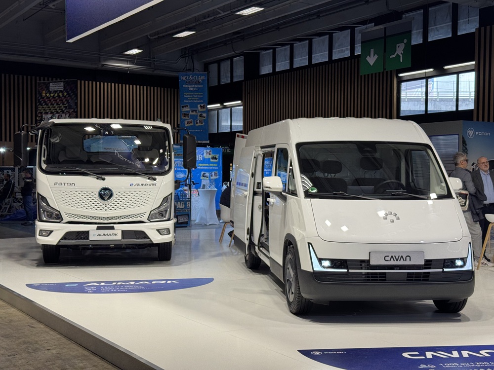 BAIC FOTON Enters France With Two Electric Commercial Vehicles