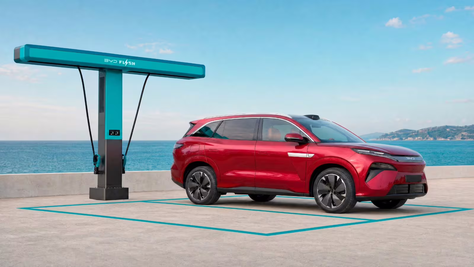 BYD Atto 8 Debuts in Europe With 5-Minute Flash Charging