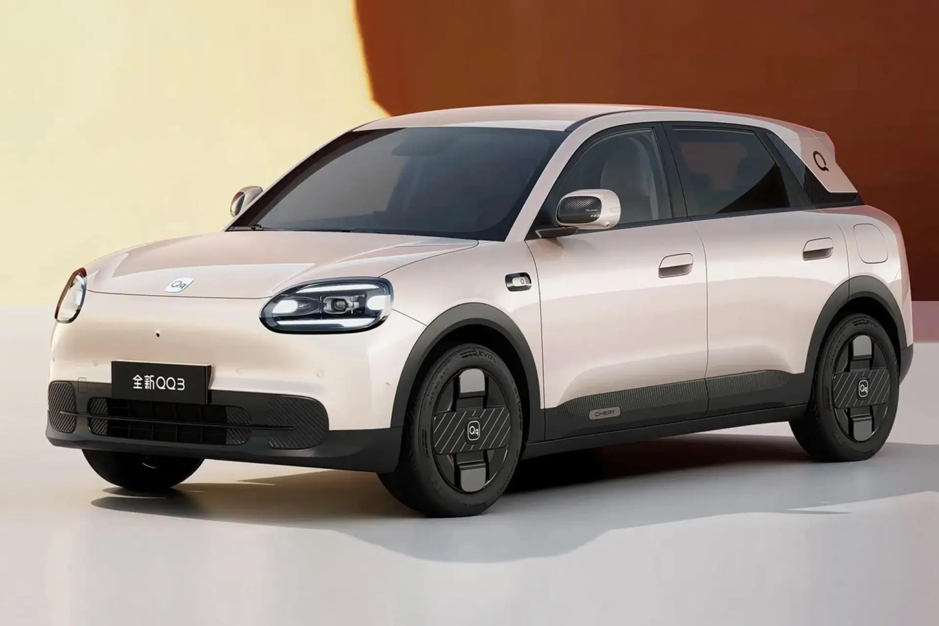 Chery QQ3 electric vehicle compact EV with ADAS and smart cockpit