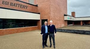 EGI Battery lithium-ion pouch cell batteries manufacturing expansion facility