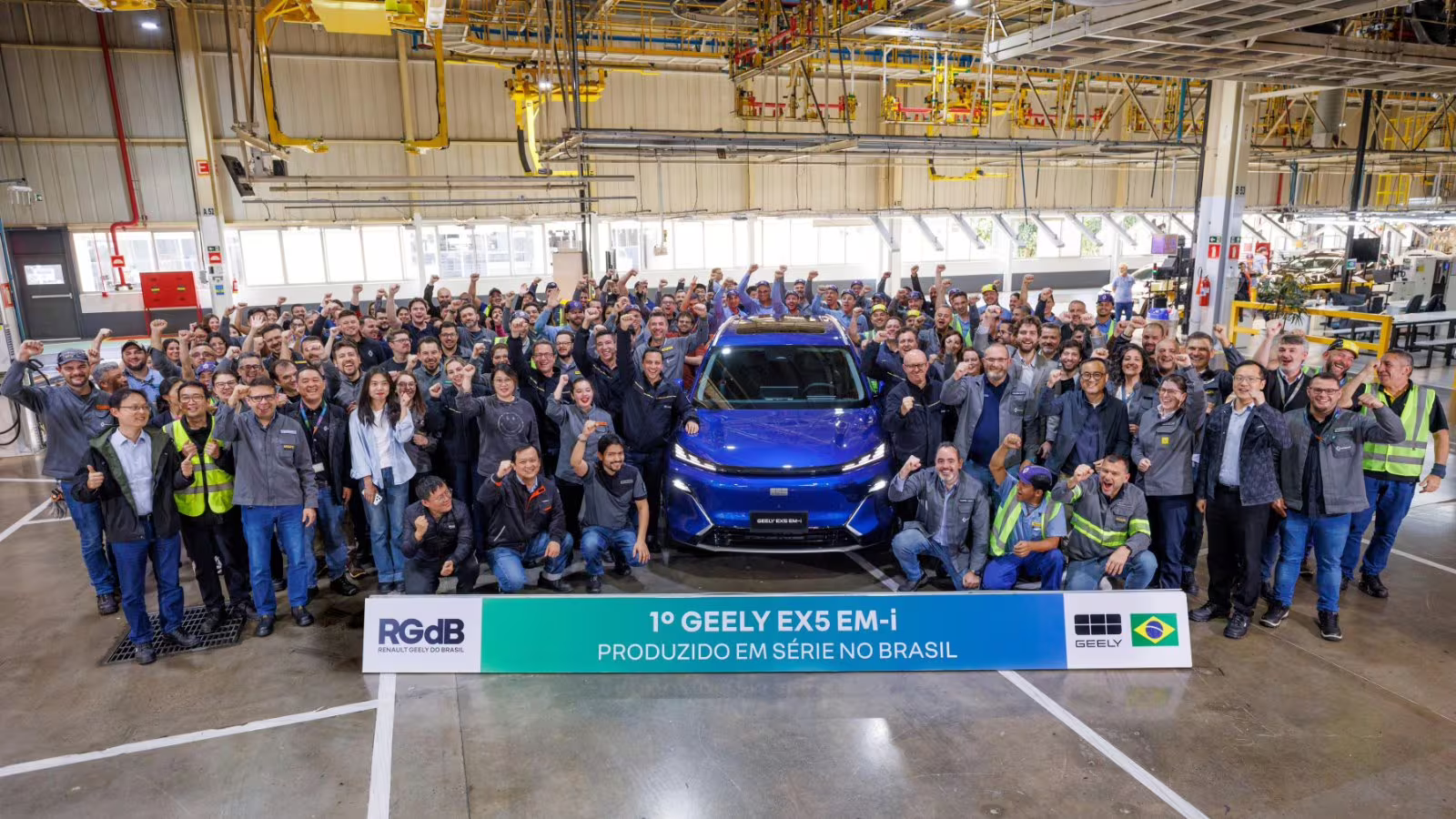 Geely Auto Brazil Production Starts With EX5 EM-i Hybrid SUV