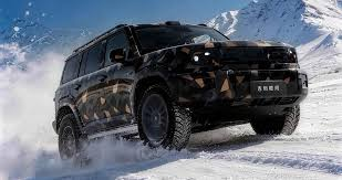 Geely Galaxy hardcore SUV off-road testing prototype
