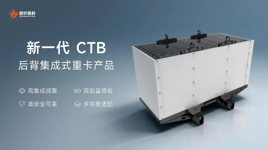 Gotion High-Tech Launches CTB Battery System for Heavy Trucks