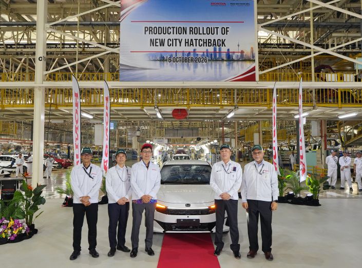 Honda City Hatchback Rolls Out in Malaysia Ahead of Launch