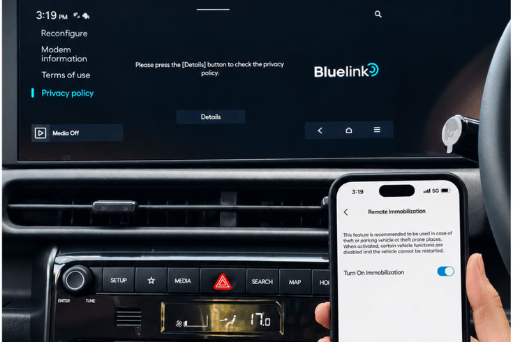 Hyundai Bluelink Remote Immobiliser Expands to Venue Models
