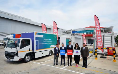 Isuzu Battery-Swapping Trial in Thailand Targets Logistics
