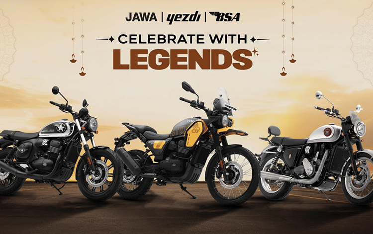 Jawa Yezdi Festive Finance Offers Start at 5.99% Interest