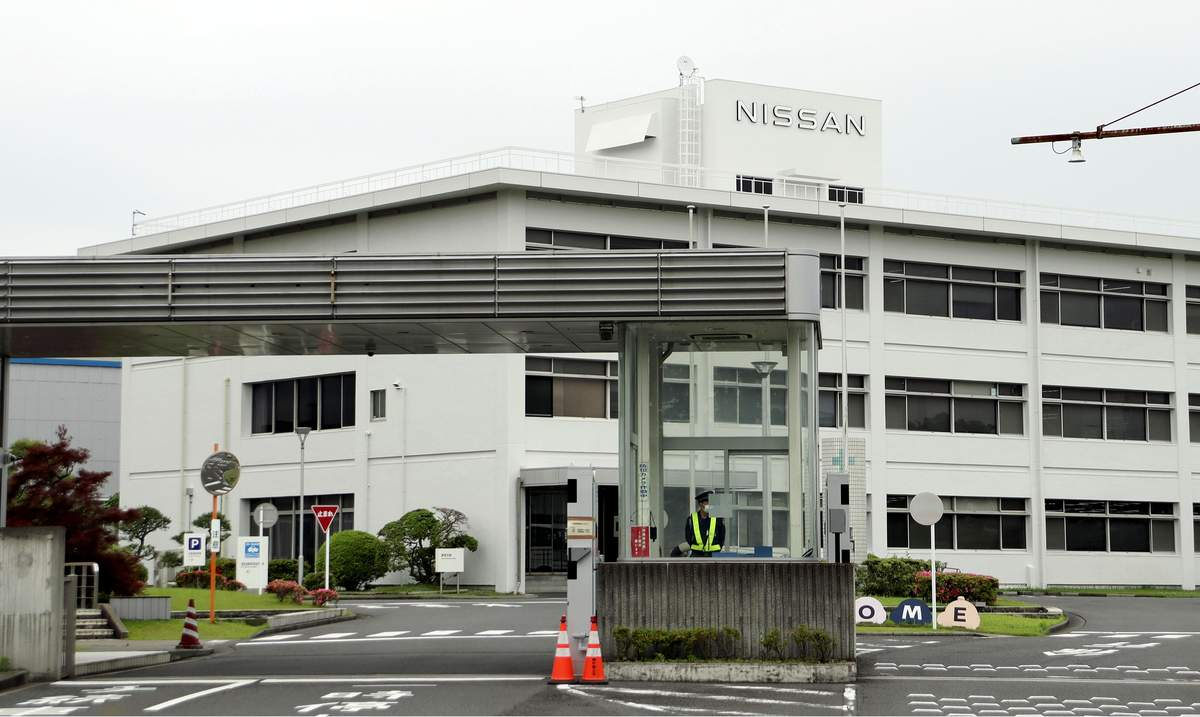 Nissan Shatai Shonan Plant facility in Hiratsuka Kanagawa