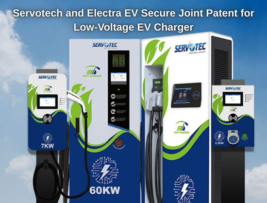 Servotech Electra EV low-voltage EV charging patent for sub-200V DC fast charging