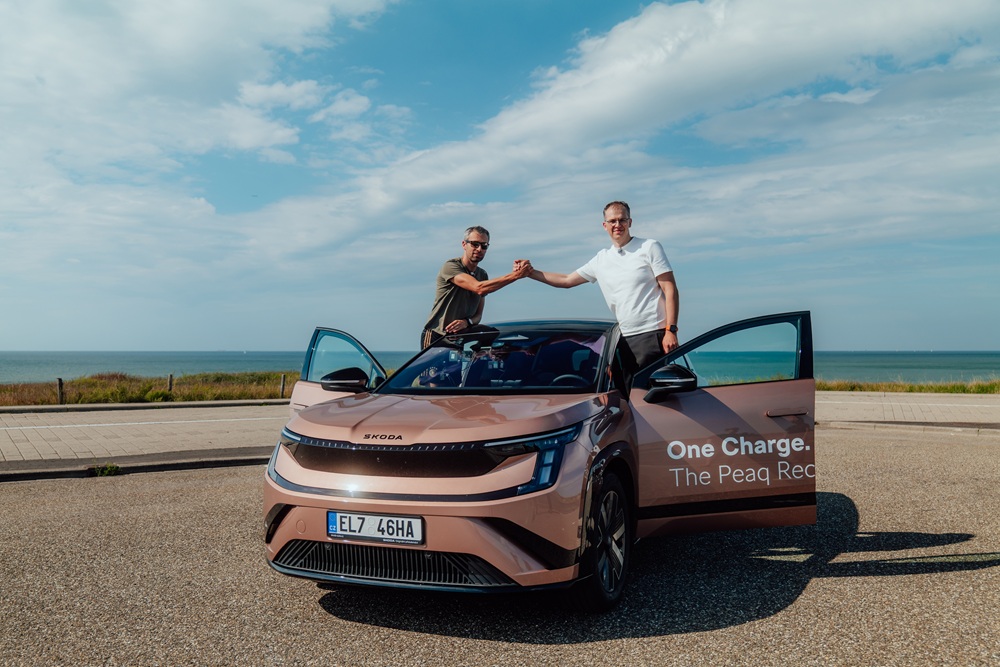 Skoda Peaq Sets 936 Km Electric SUV Range Record