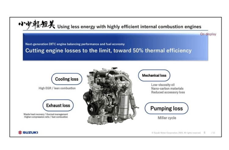 Suzuki DITC Engine Targets India With Higher Efficiency