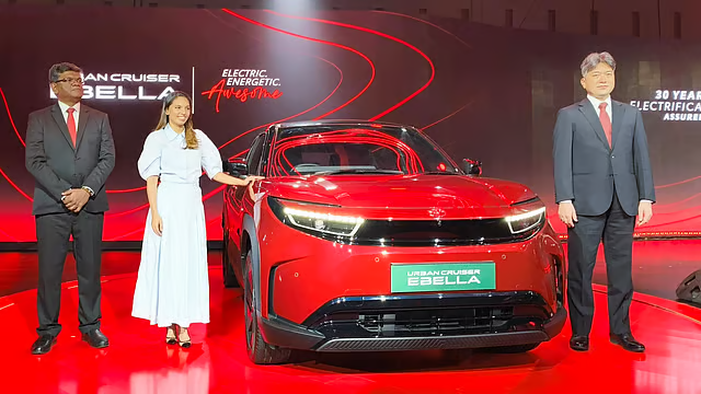 Toyota Kirloskar Motor Urban Cruiser Ebella electric SUV India launch