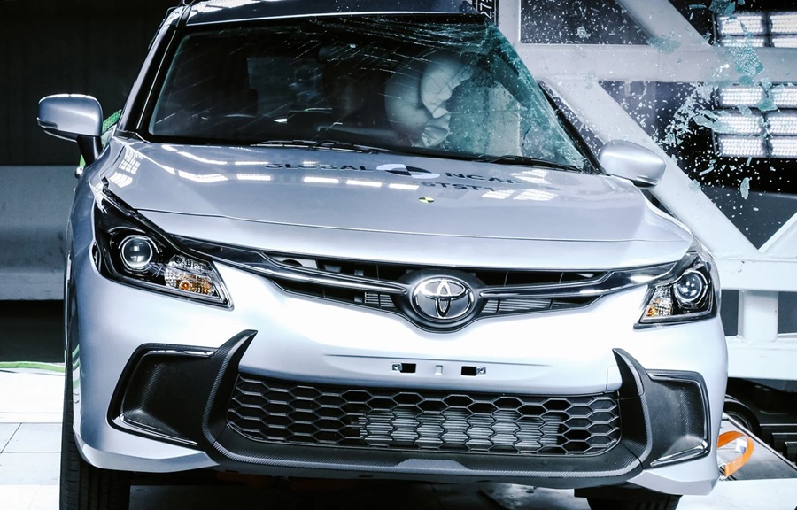 Toyota Starlet Earns Four Stars in Latest Global NCAP Crash Test