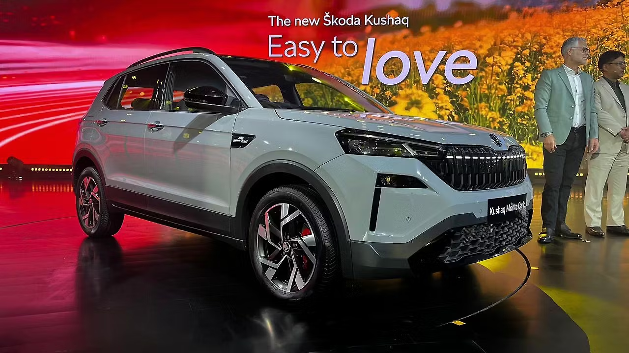 Updated Skoda Kushaq SUV with refreshed design and new features