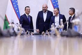 Uzbekistan Anadolu Group SamAuto development meeting discussing production expansion