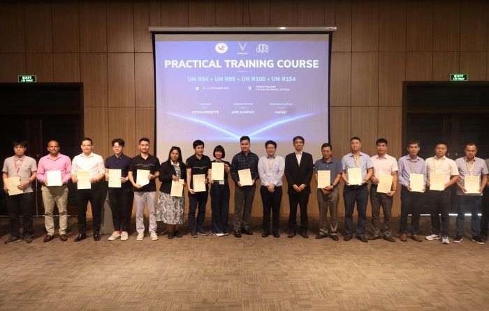 VinFast Safety Training Program Covers UN Crash Standards