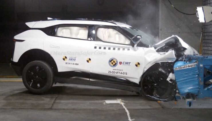 VinFast VF 6 and VF 7 electric SUVs Bharat NCAP safety test