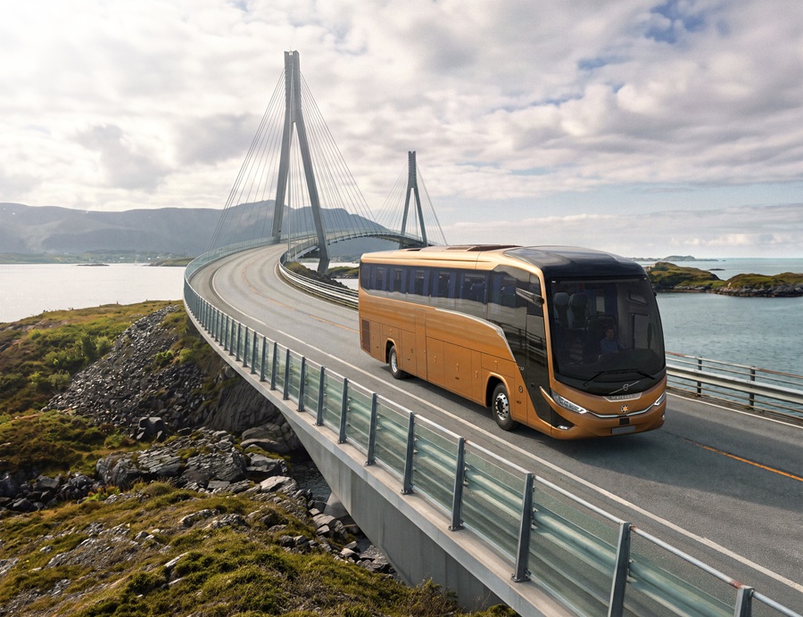 Volvo B13R Marcopolo Paradiso G8 Coach Debuts in Europe