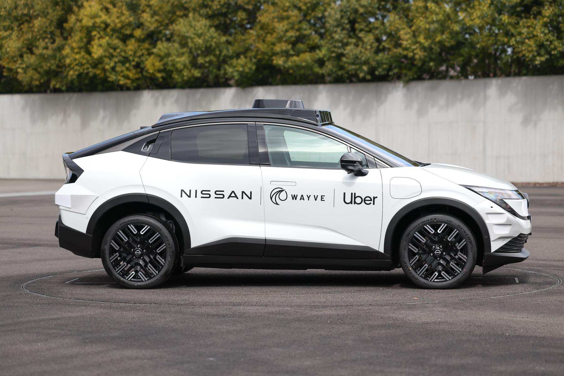 Wayve robotaxi partnership Nissan Leaf autonomous prototype