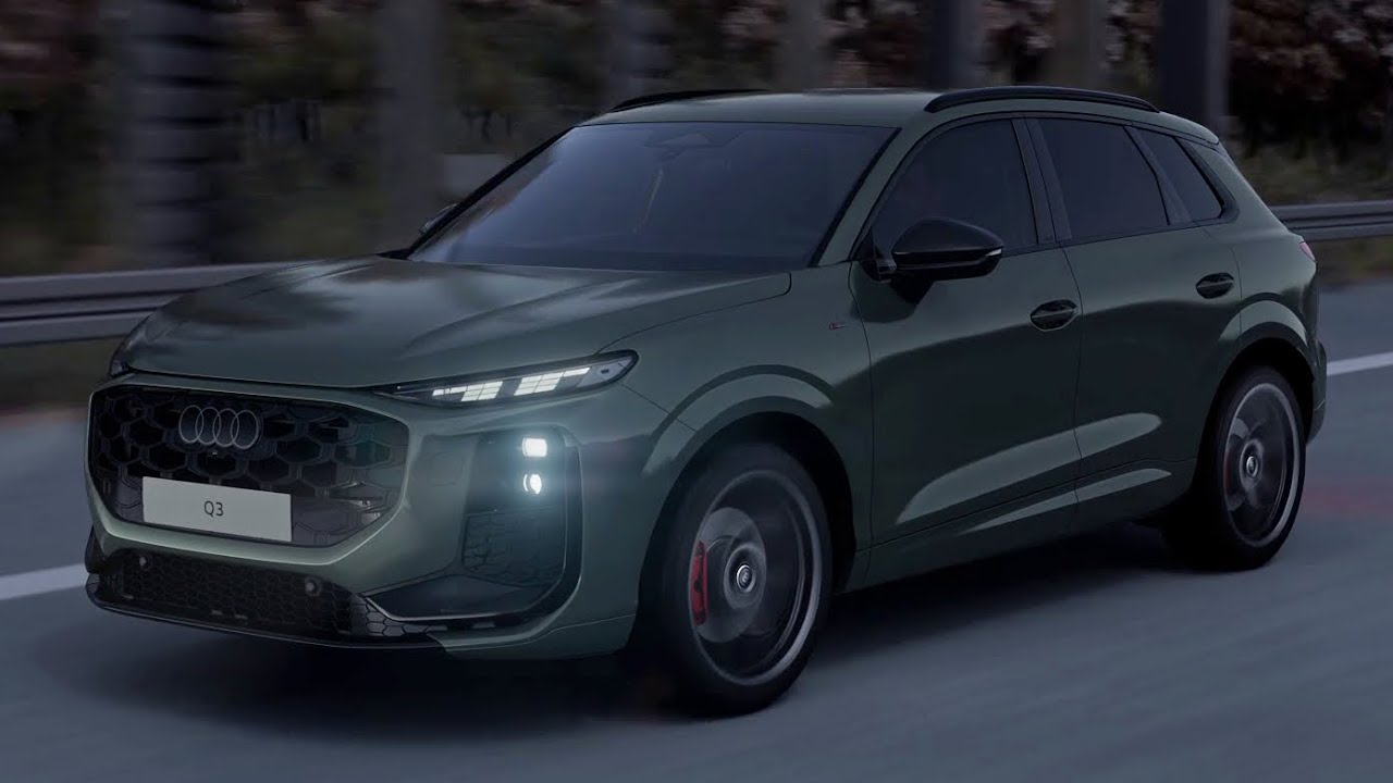 ZKW Matrix LED headlights on Audi Q3 with Micro LED technology