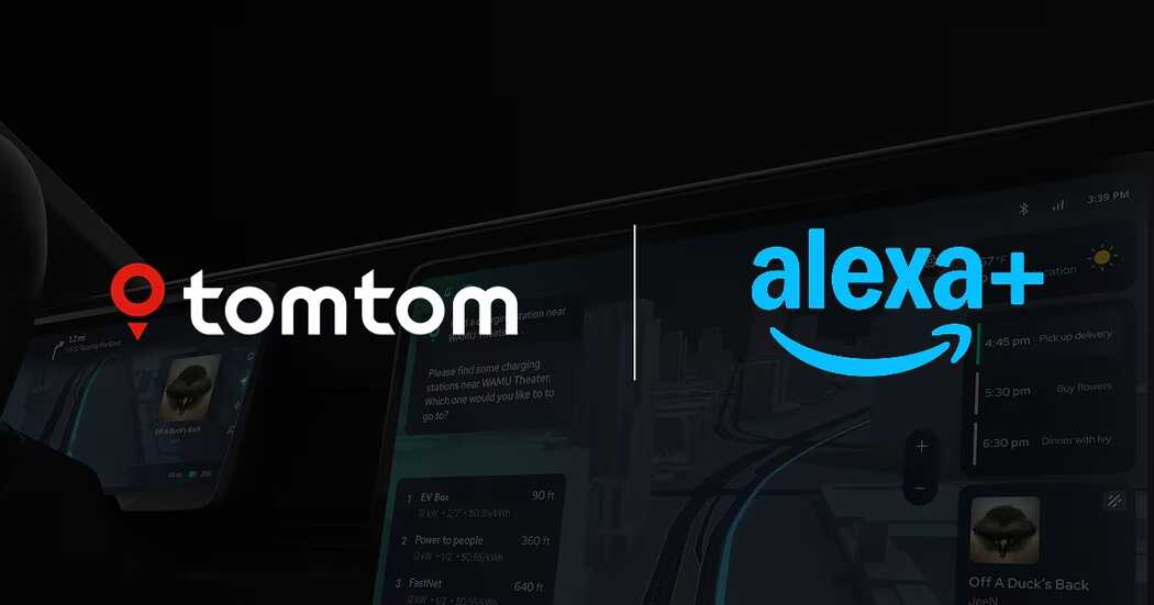 TomTom AI-Powered Automotive Navigation with Amazon Alexa Integration