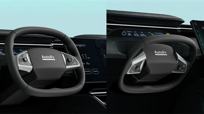 Autoliv Tensor Foldable Steering Wheel Debuts for Robocar at CES 2026