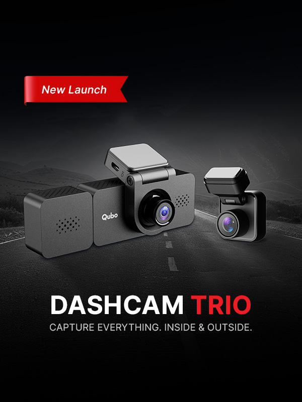 Qubo Dashcam 4G Live and Dashcam Trio Launched in India